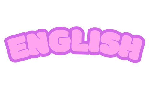 Playful pastel text graphic that says 'Hangul (Korean)' in bubbly pink and cream letters with a purple outline, designed in a retro, cute style for language learning or K-pop themed content.